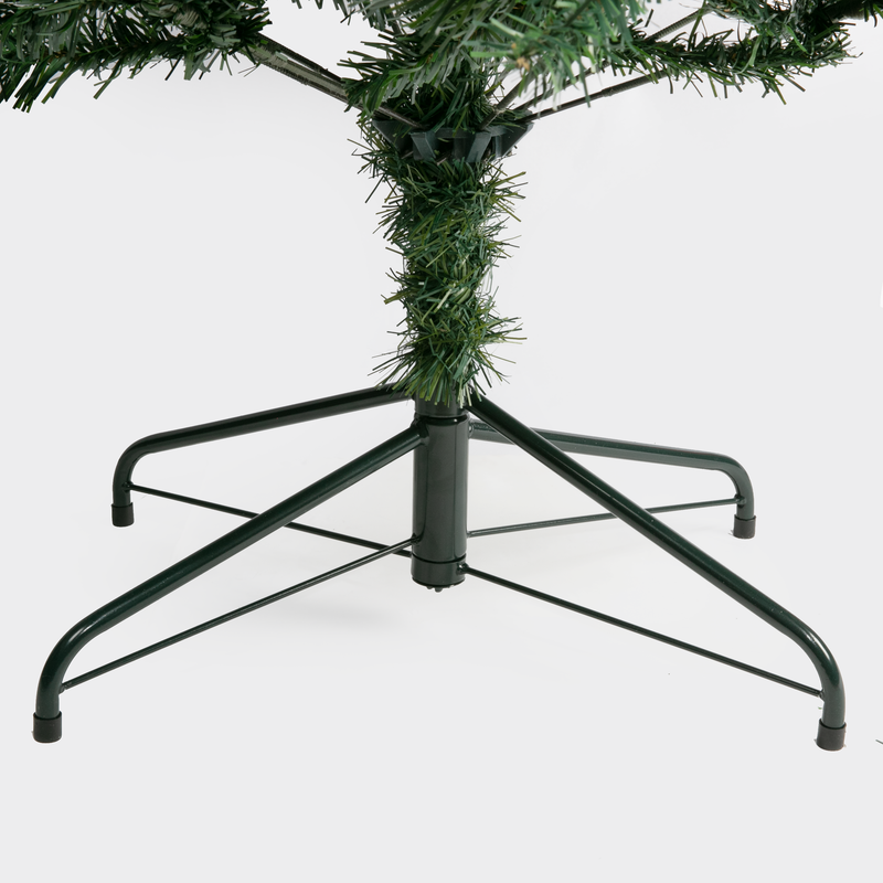 Lavender Make a Merry Christmas Pine PVC Hinged Tree 210cm with 710 Tips Christmas