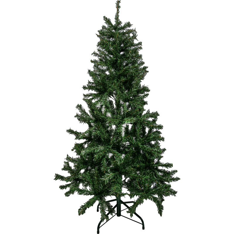 Black Make a Merry Christmas Cashmere PVC Hinged Tree 150cm with 454 Tips Christmas