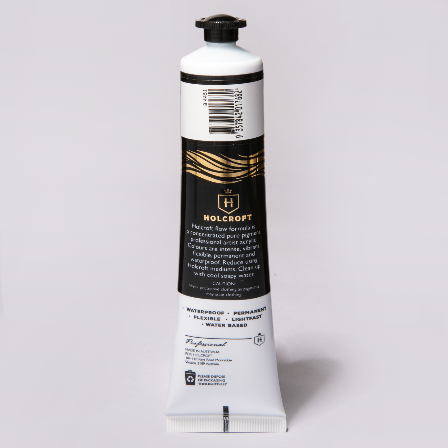 Light Gray Holcroft Professional Acrylic Flow Paint 75ml Australian Series Galah 75ml Series 1 Acrylic Paints