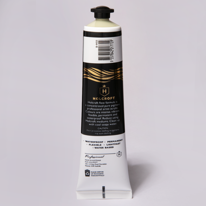 Light Gray Holcroft Professional Acrylic Flow Paint 75ml Australian Series Paper Bark Series 1 Acrylic Paints