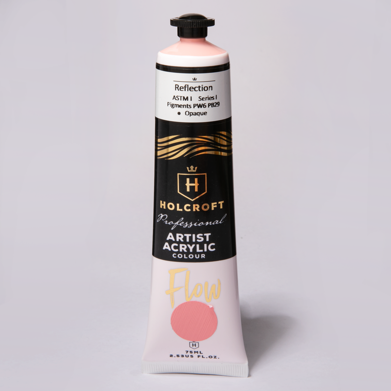 Light Gray Holcroft Professional Acrylic Flow Paint 75ml Reflection Series 1 Acrylic Paints