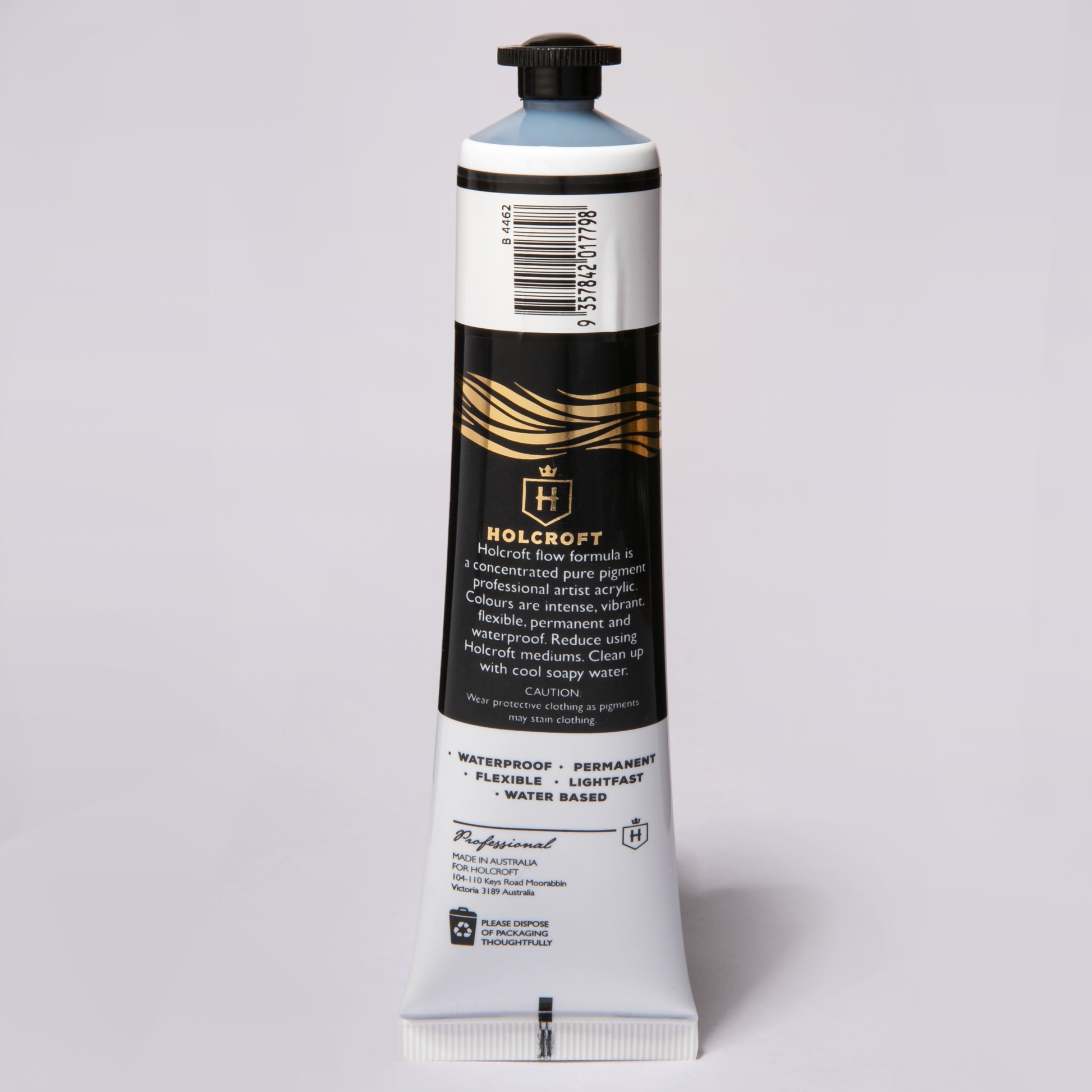 Light Gray Holcroft Professional Acrylic Flow Paint 75ml Summer Night Series 1 Acrylic Paints