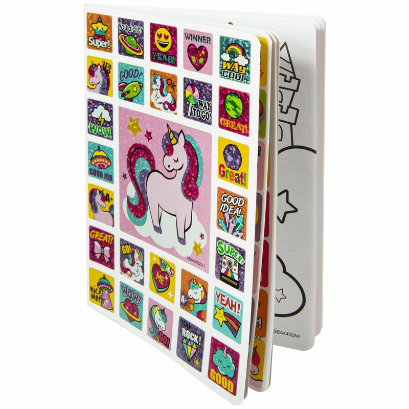 Light Gray Art Star Merit Sticker Book Unicorn Fantasy (264 Stickers) Stickers