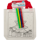 Light Gray Art Star Christmas Colour Your Own Christmas Tree Bag 4 Markers Included Christmas