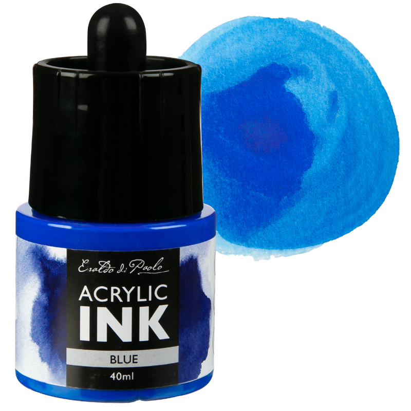 Royal Blue Eraldo Di Paolo Acrylic Ink 40ml  - Blue Inks