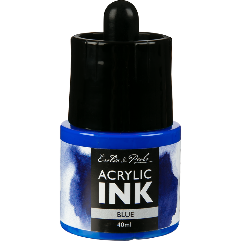 Light Gray Eraldo Di Paolo Acrylic Ink 40ml  - Blue Inks