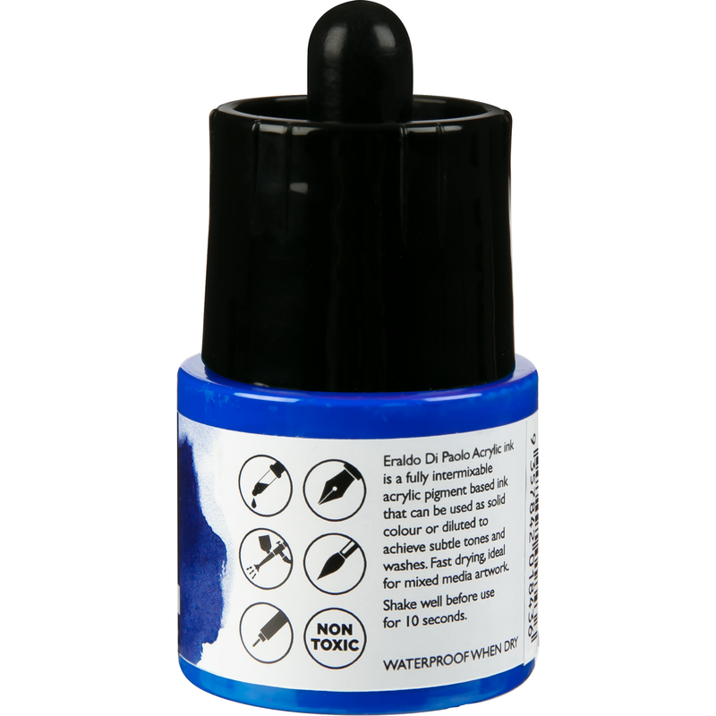 Light Gray Eraldo Di Paolo Acrylic Ink 40ml  - Blue Inks