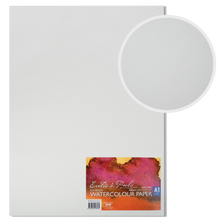 Light Gray Eraldo di Paolo 100% Cotton Hot Press Watercolour Paper 300gsm Pack of 5 A1 Sheets (594x841mm) Watercolour Paper