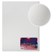 Light Gray Eraldo di Paolo 100% Cotton Rough  Watercolour Paper 300gsm Pack of 5 A1 Sheets (594x841mm) Watercolour Paper