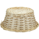 Tan Urban Crafter Bleached Split Willow Contoured Round Basket Medium 30 x 30 x 12cm Boxes