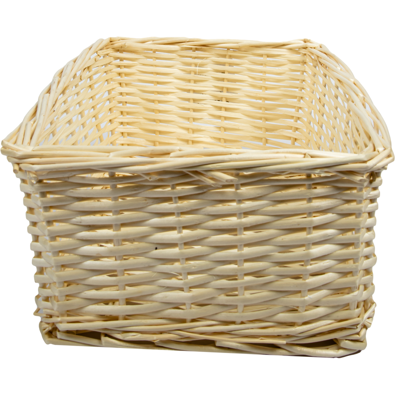 Tan Urban Crafter Bleached Split Willow Square Basket Small 26 x 16 x 10cm Boxes