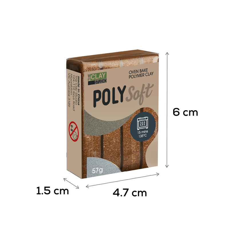 Rosy Brown The Clay Studio Polymer Clay Bronze 57g Polymer Clay (Oven Bake)