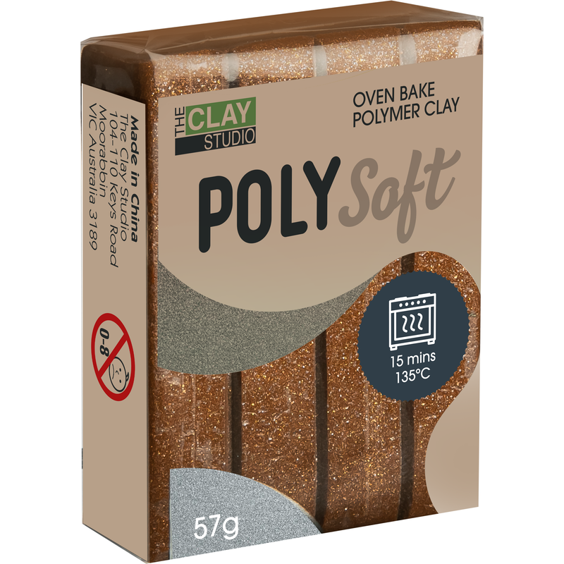 Rosy Brown The Clay Studio Polymer Clay Bronze 57g Polymer Clay (Oven Bake)