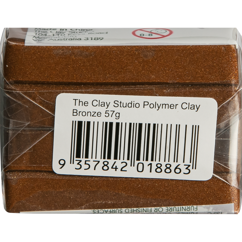 Saddle Brown The Clay Studio Polymer Clay Bronze 57g Polymer Clay (Oven Bake)