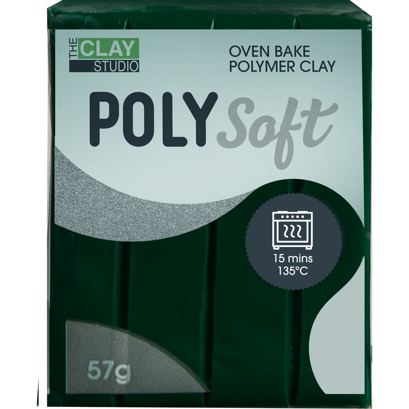 Gray The Clay Studio Polymer Clay Forest Green 57g Polymer Clay (Oven Bake)