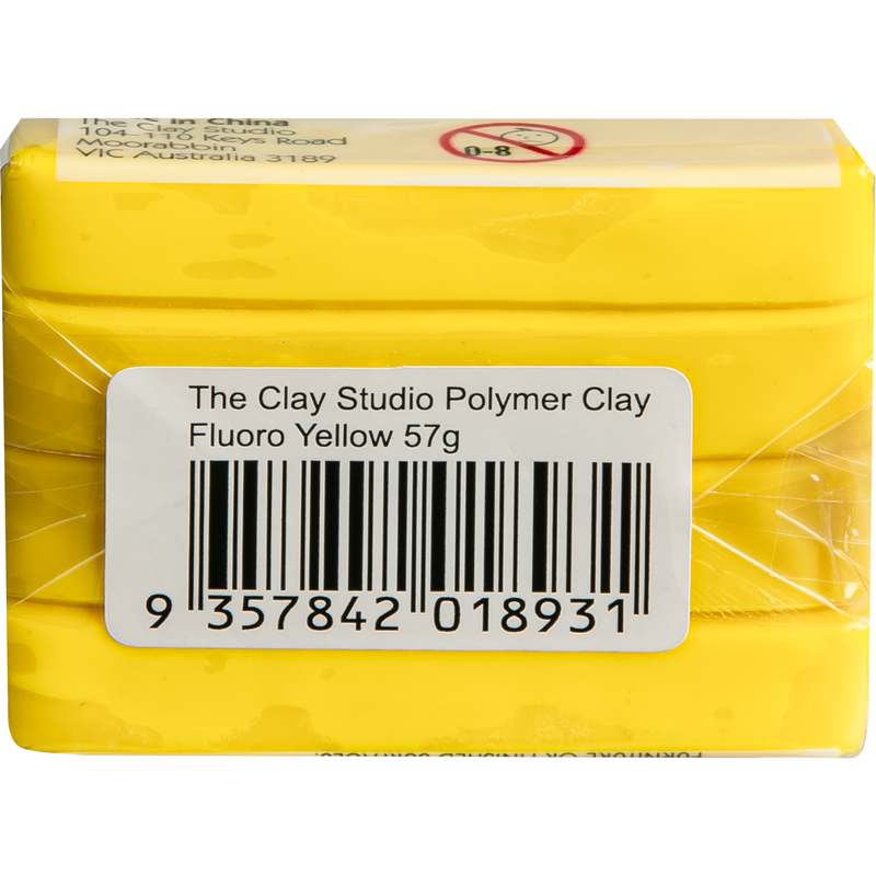 Gold The Clay Studio Polymer Clay Fluoro Yellow 57g Polymer Clay (Oven Bake)
