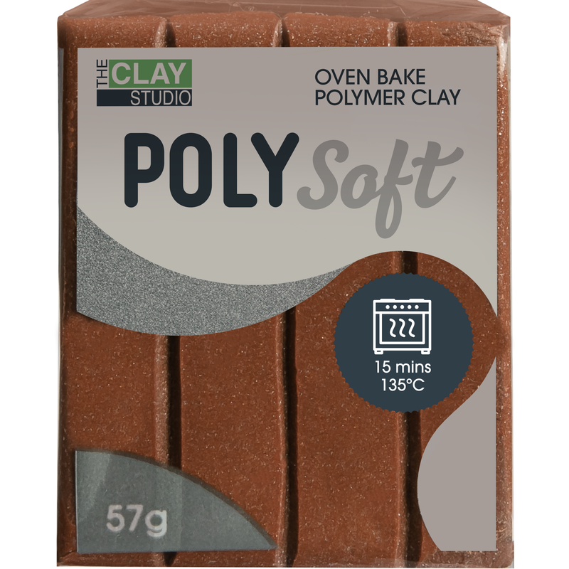 Dim Gray The Clay Studio Polymer Clay Rose Gold Glitter 57g Polymer Clay (Oven Bake)