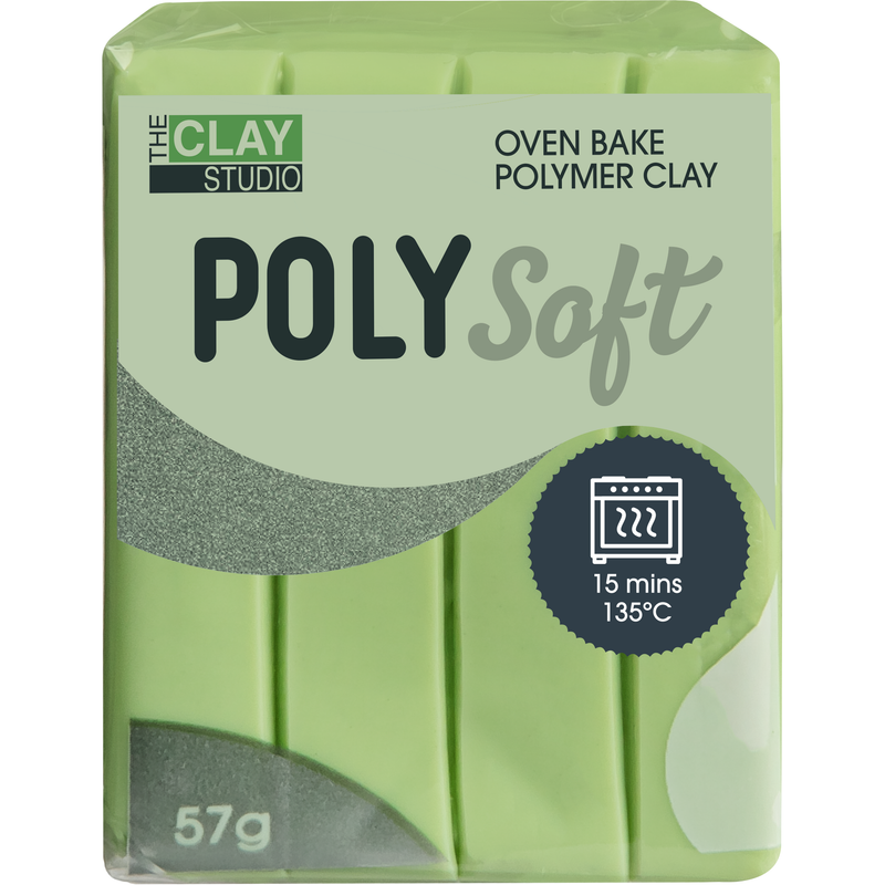 Dark Sea Green The Clay Studio Polymer Clay Mint 57g Polymer Clay (Oven Bake)