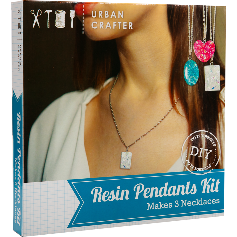 Rosy Brown Urban Crafter Make Your Own Resin Pendants Kit Adult Craft Kit