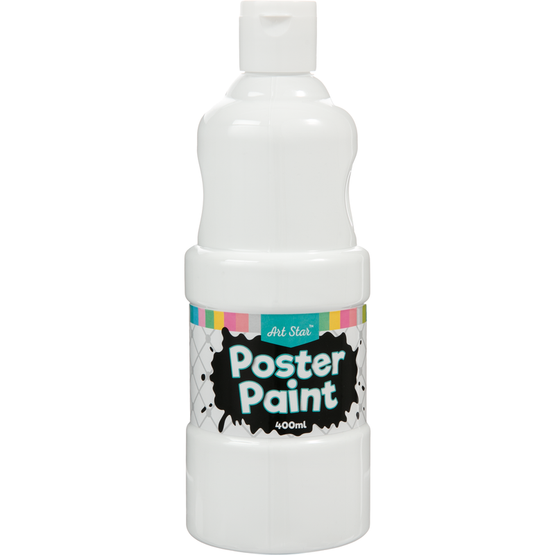 Light Gray Art Star Poster Paint White 400ml Kids Paints