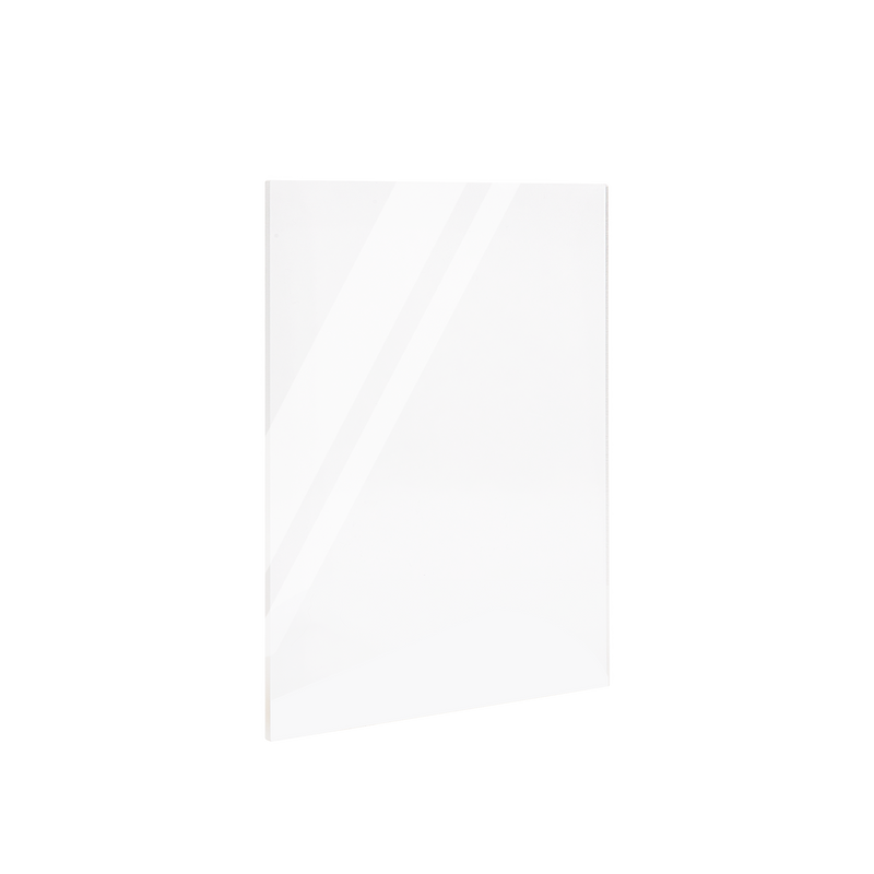 Ghost White Urban Crafter Rectangle Acrylic Board-Blank 15x21x0.3cm (4 Pieces) Craft Basics