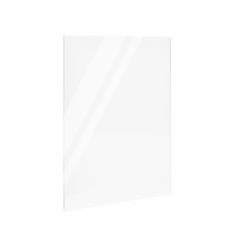 White Smoke Urban Crafter Rectangle Acrylic Board-Blank 21x29.7x0.3cm (2 Pieces) Craft Basics