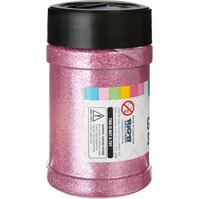 Rosy Brown Art Star Fine Glitter Shaker-Pink 110g Craft Basics