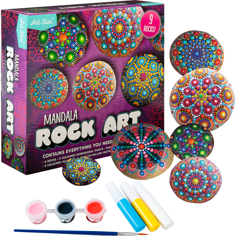 Toykraft Rock Painting Kit Mandala, Painting Kit For Kids – toytrums