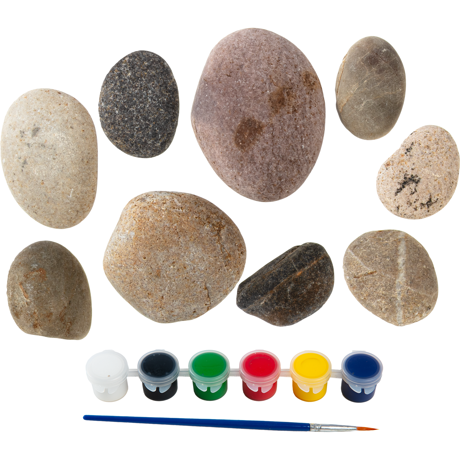 Rosy Brown Art Star Monster Rock Art Kit Contains 9 Rocks Kids Craft Kits