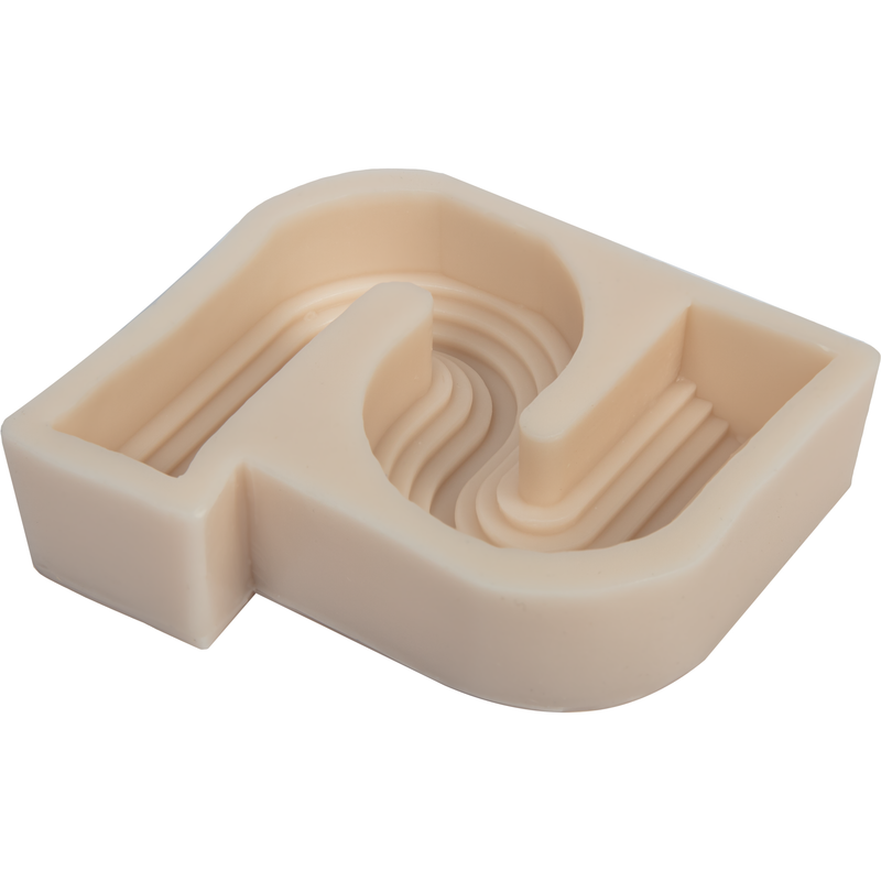 Tan Urban Crafter S Shaped Candle Mould 105x90x31mm Candle Making