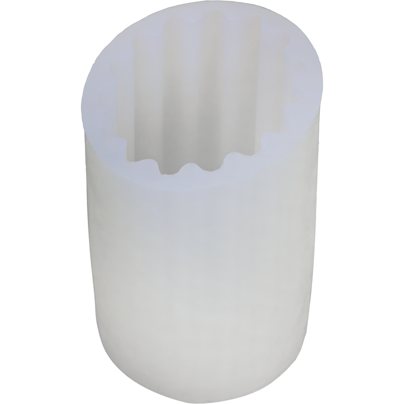 Urban Crafter Serrated Cylinder Candle Mould 60x88mm