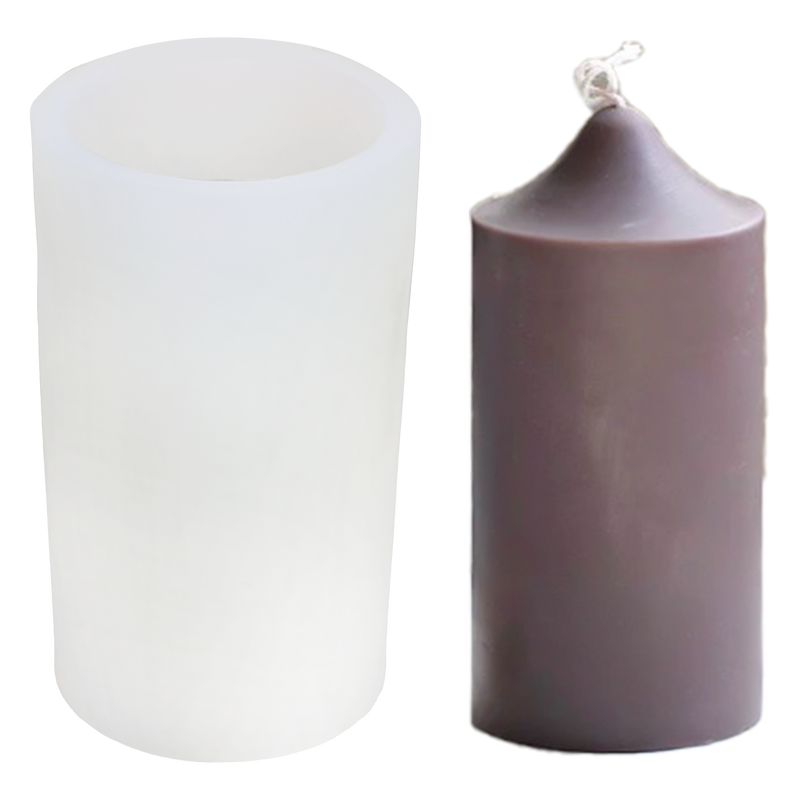 Urban Crafter Pointed Top Cylinder Candle Mould 62x113mm