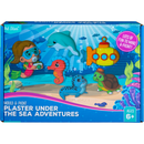Rosy Brown Art Star Mould and Paint Plaster Under The Sea Adventures (6 Magnets) Kids Craft Kits