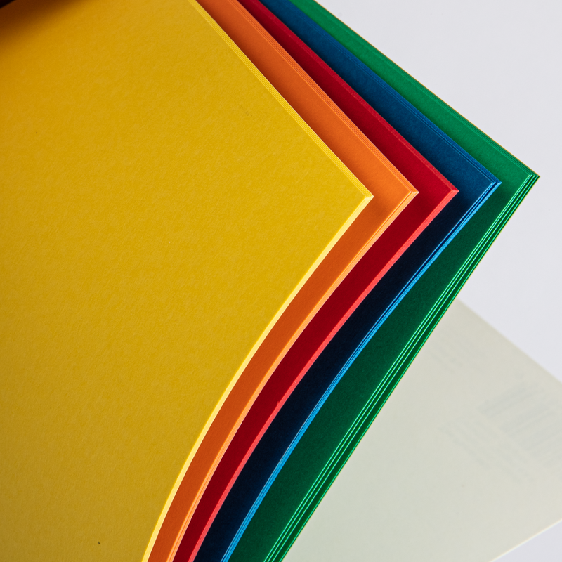 Goldenrod The Paper Mill Coloured Core Smooth Cardstock 180gsm 16.5x14.3cm (6.5 x 4.5") 50 Sheets Brights Paper Craft