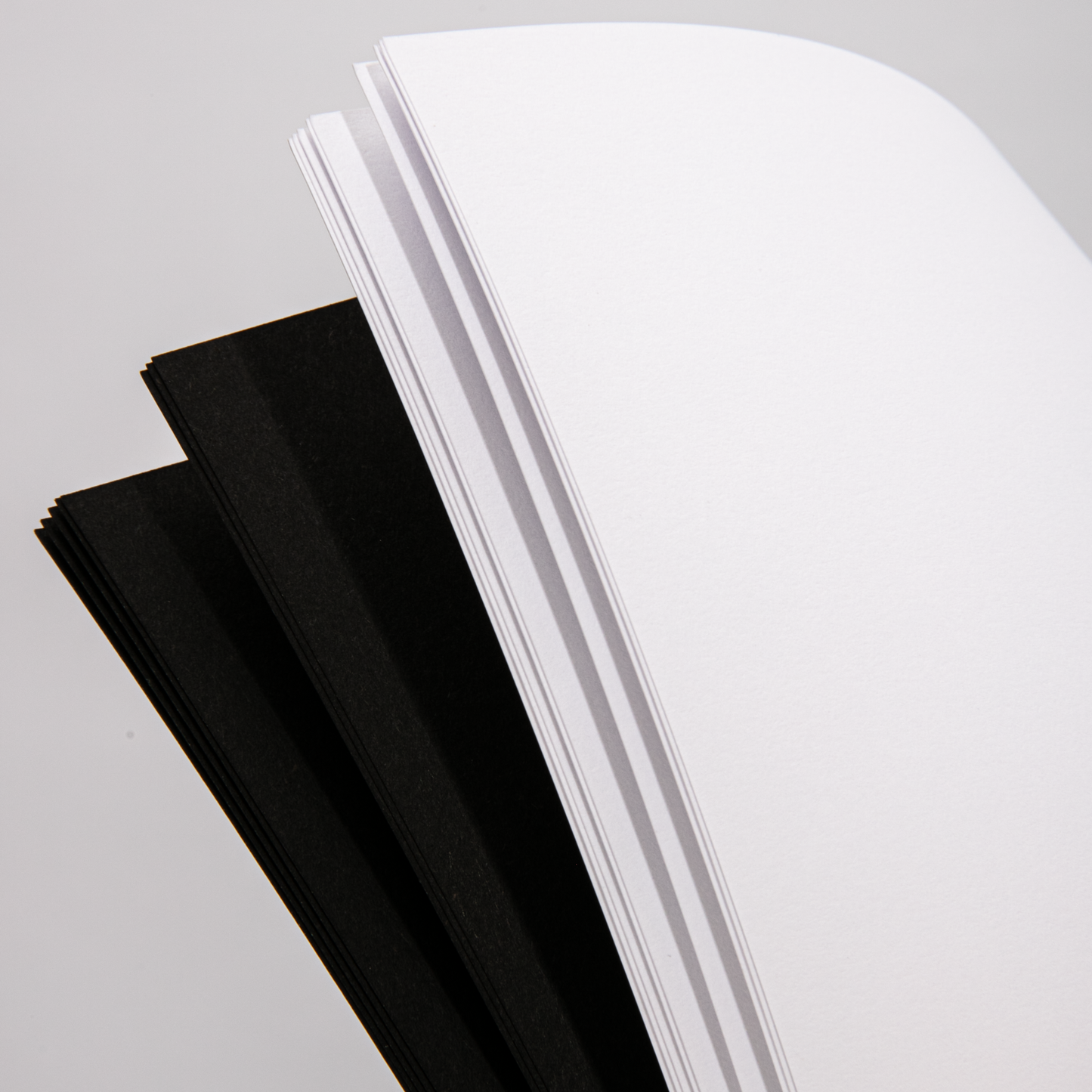 Light Gray The Paper Mill Coloured Core Smooth Cardstock 180gsm 15x15cm (6 x 6") 25 Sheets Black & White Paper Craft