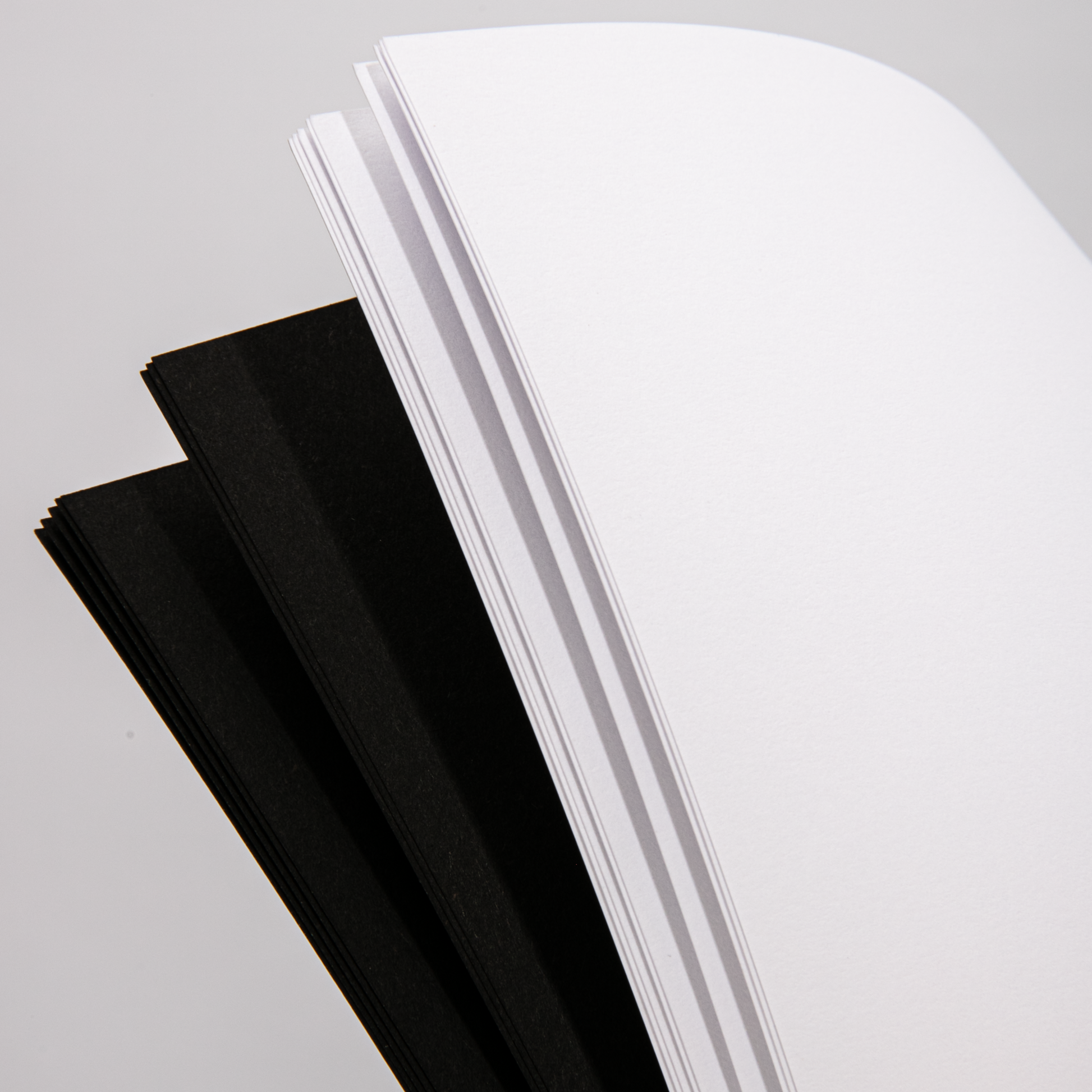Light Gray The Paper Mill Coloured Core Smooth Cardstock 180gsm 15x15cm (6 x 6") 25 Sheets Black & White Paper Craft