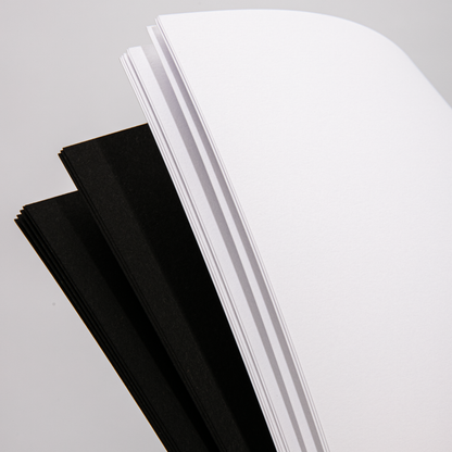 Light Gray The Paper Mill Coloured Core Smooth Cardstock 180gsm 15x15cm (6 x 6") 25 Sheets Black & White Paper Craft
