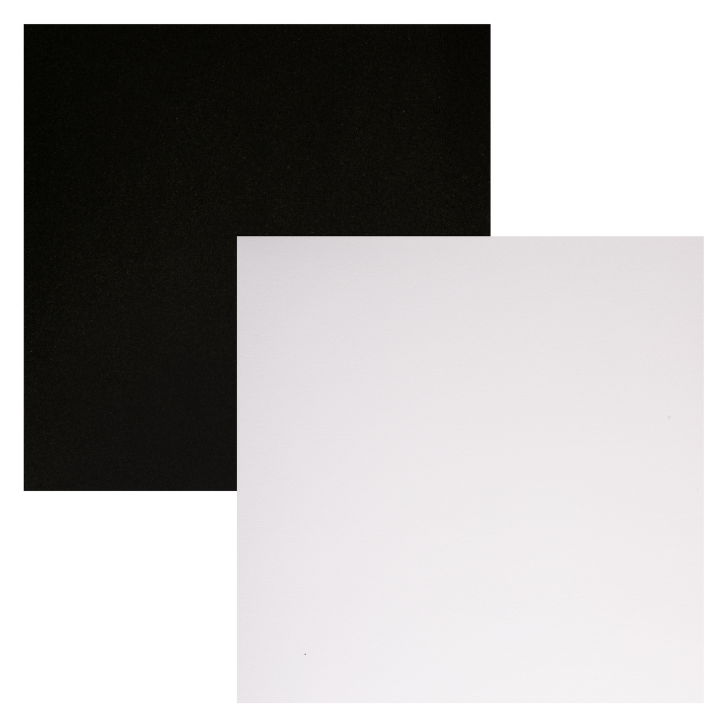 Black The Paper Mill Coloured Core Smooth Cardstock 180gsm 15x15cm (6 x 6") 25 Sheets Black & White Paper Craft
