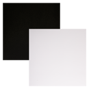 Black The Paper Mill Coloured Core Smooth Cardstock 180gsm 15x15cm (6 x 6") 25 Sheets Black & White Paper Craft