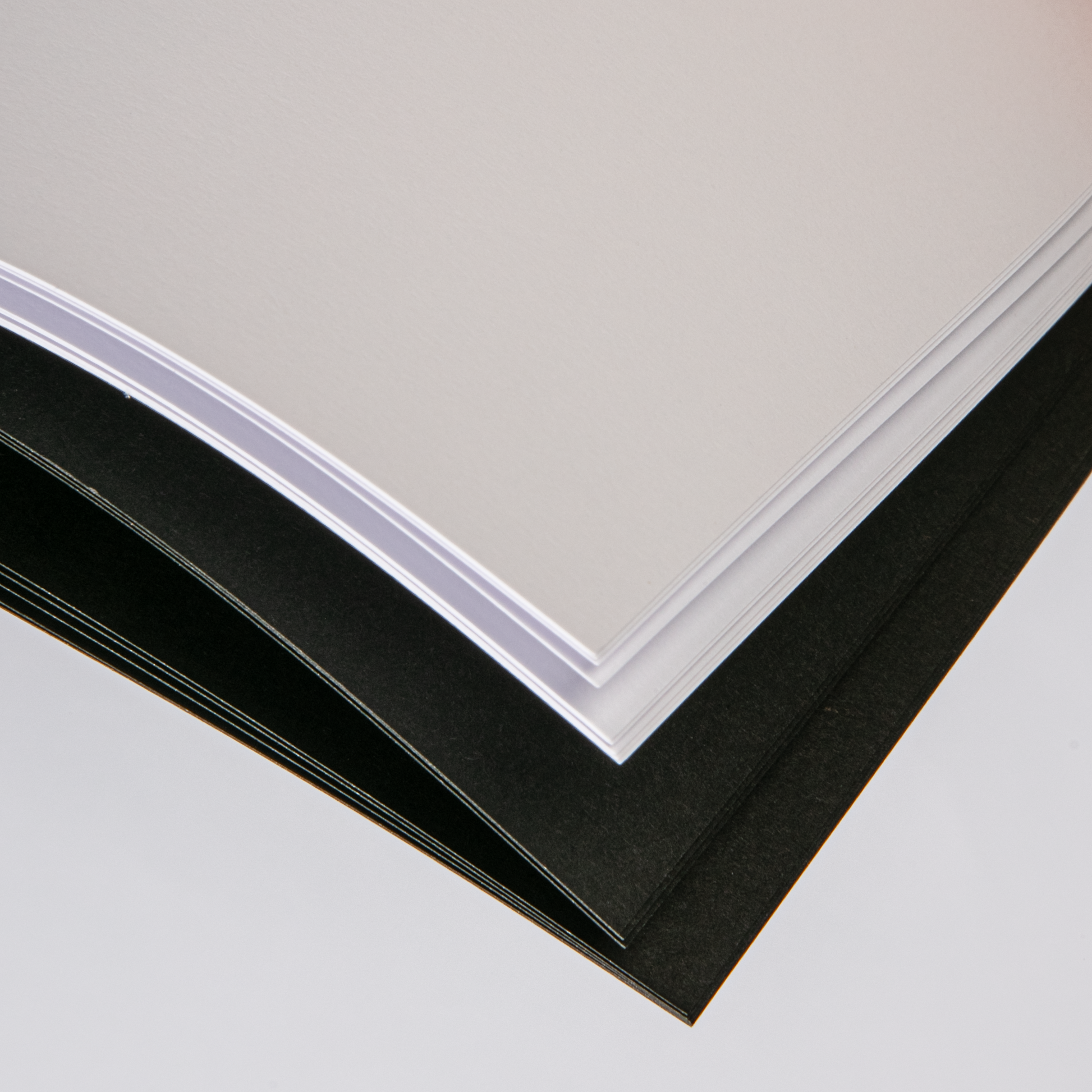 Light Gray The Paper Mill Coloured Core Smooth Cardstock 180gsm 15x15cm (6 x 6") 25 Sheets Black & White Paper Craft