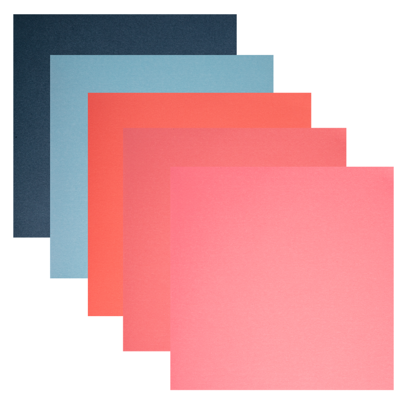 Light Coral The Paper Mill Coloured Core Smooth Cardstock 180gsm A4 25 Sheets Sunset Paper Craft