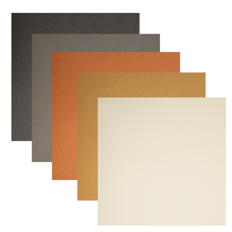 Dark Slate Gray The Paper Mill Coloured Core Smooth Cardstock 180gsm 30x30cm (12 x 12") 25 Sheets Neutrals Paper Craft