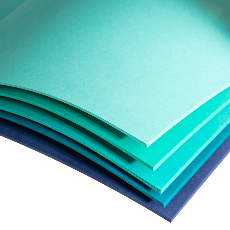 Light Sea Green The Paper Mill Coloured Core Smooth Cardstock 180gsm 30x60cm (12 x 24") 15 Sheets Splash Paper Craft