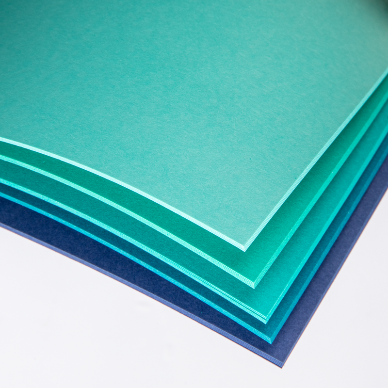 Light Sea Green The Paper Mill Coloured Core Smooth Cardstock 180gsm 30x60cm (12 x 24") 15 Sheets Splash Paper Craft