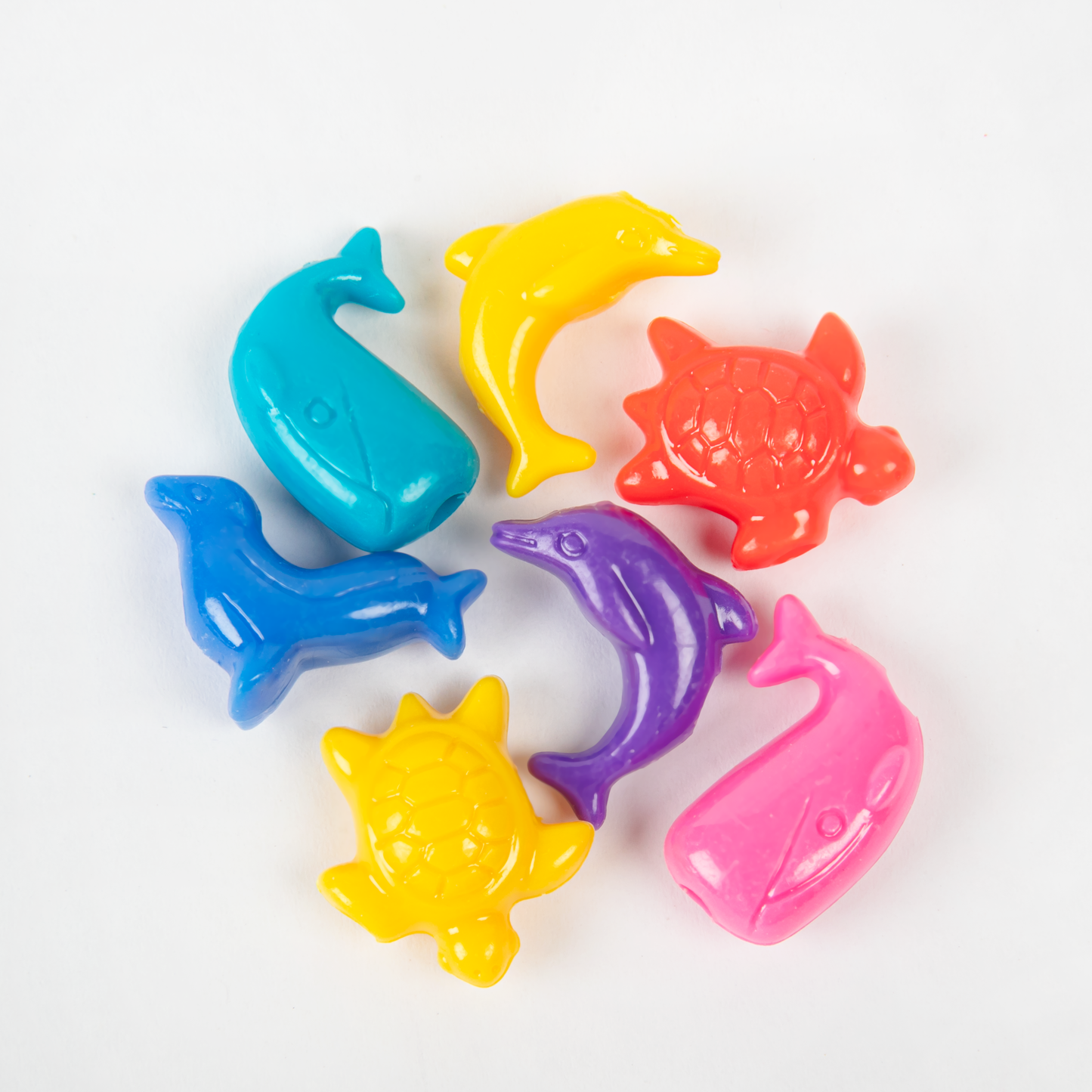 Lavender Art Star Assorted Colour and Design Sea Life Beads 90g Pack Kids Craft Basics