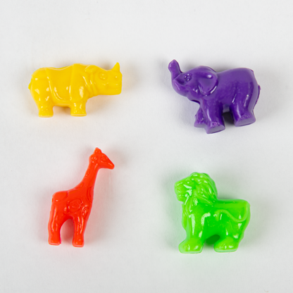 Light Gray Art Star Assorted Colour and Design Safari Animal Beads 90g Pack Kids Craft Basics