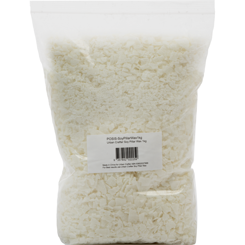 Gray Urban Crafter Soy Pillar Wax 1kg Candle Making