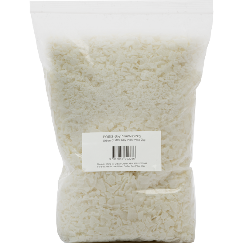 Gray Urban Crafter Soy Pillar Wax 2kg Candle Making