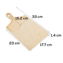 Wheat Urban Crafter Plywood Serving Board for Resin 17.7x33x1.4cm Woodcraft