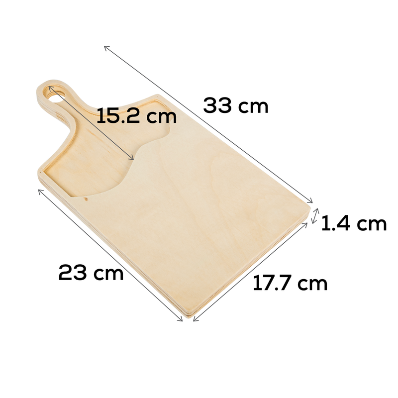 Wheat Urban Crafter Plywood Serving Board for Resin 17.7x33x1.4cm Woodcraft